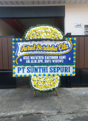 Papan Bunga Duka di Yaur