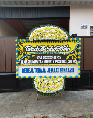 Papan Bunga Duka di Yaur
